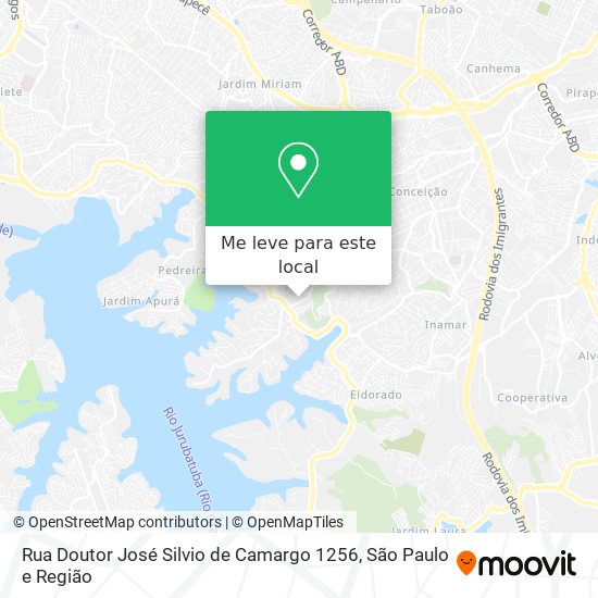 Rua Doutor José Silvio de Camargo 1256 mapa