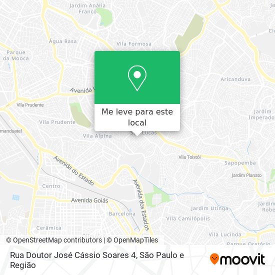 Rua Doutor José Cássio Soares 4 mapa