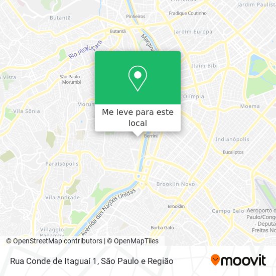 Rua Conde de Itaguaí 1 mapa