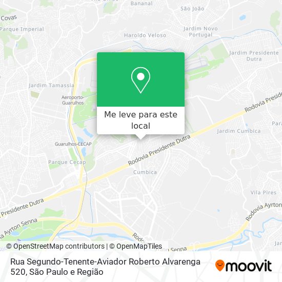 Rua Segundo-Tenente-Aviador Roberto Alvarenga 520 mapa