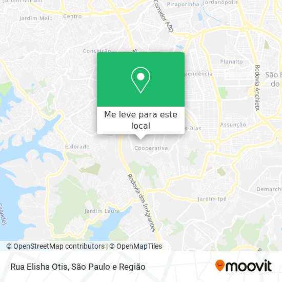 Rua Elisha Otis mapa
