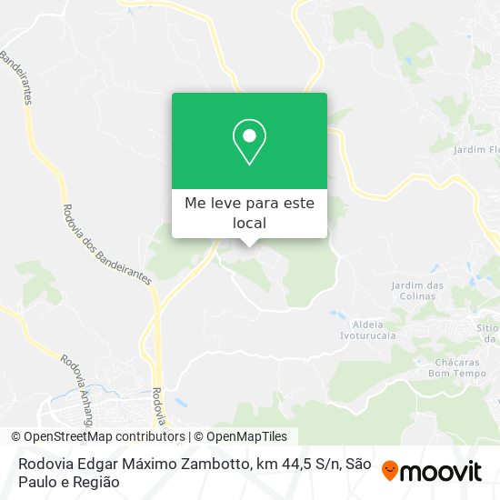 Rodovia Edgar Máximo Zambotto, km 44,5 S / n mapa
