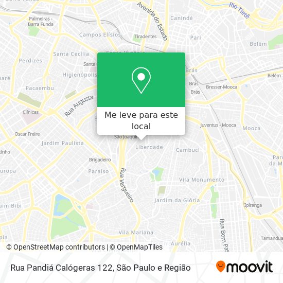 Rua Pandiá Calógeras 122 mapa