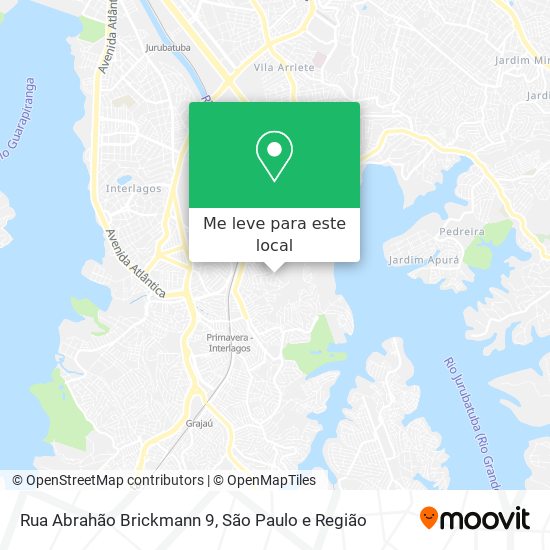 Rua Abrahão Brickmann 9 mapa