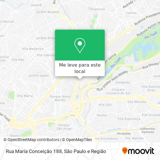 Rua Maria Conceição 188 mapa