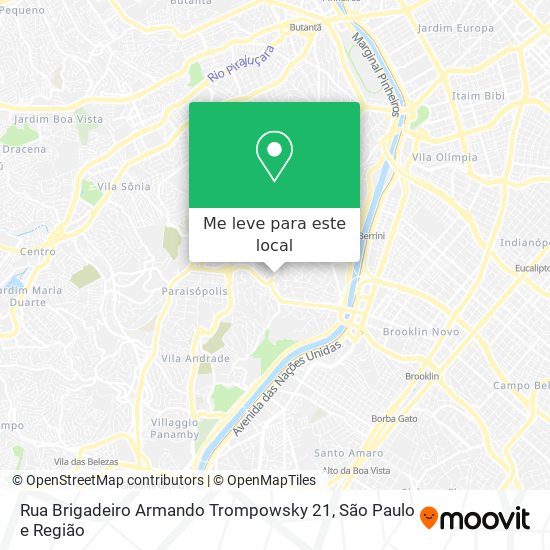 Rua Brigadeiro Armando Trompowsky 21 mapa