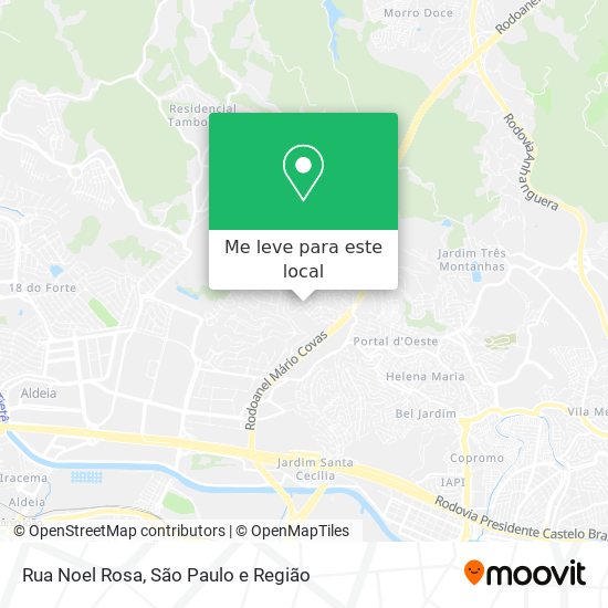 Rua Noel Rosa mapa