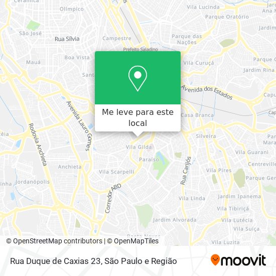 Rua Duque de Caxias 23 mapa