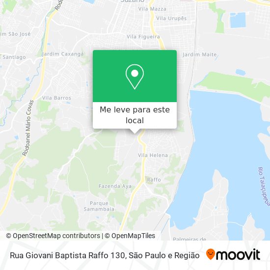 Rua Giovani Baptista Raffo 130 mapa