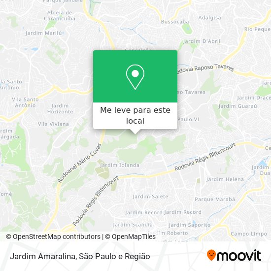Jardim Amaralina mapa