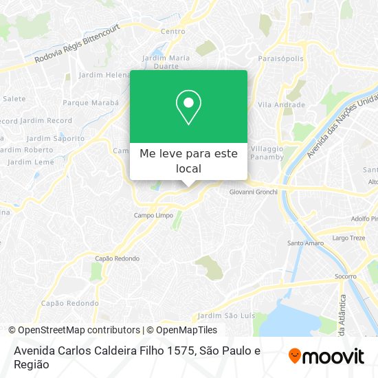 Avenida Carlos Caldeira Filho 1575 mapa
