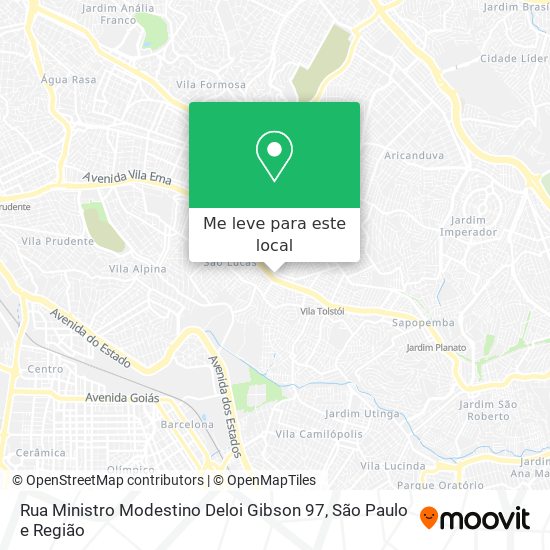Rua Ministro Modestino Deloi Gibson 97 mapa