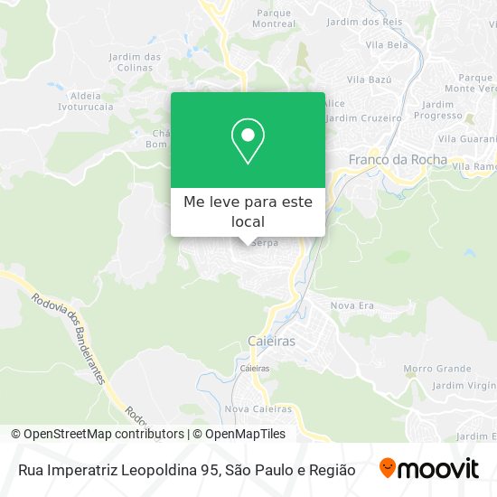 Rua Imperatriz Leopoldina 95 mapa
