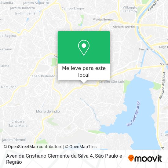 Avenida Cristiano Clemente da Silva 4 mapa