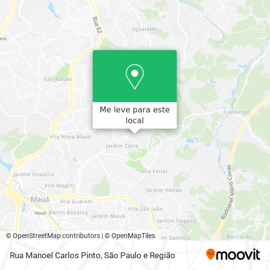 Rua Manoel Carlos Pinto mapa