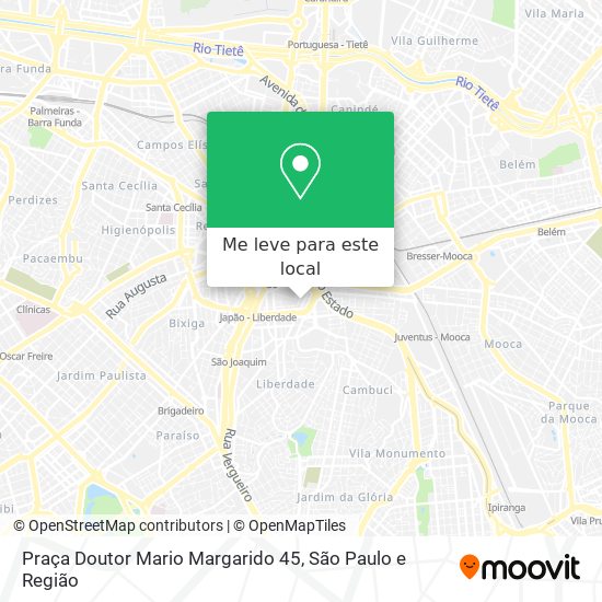 Praça Doutor Mario Margarido 45 mapa