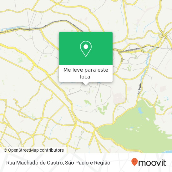 Rua Machado de Castro mapa