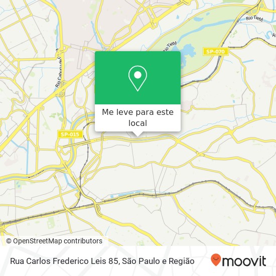 Rua Carlos Frederico Leis 85 mapa