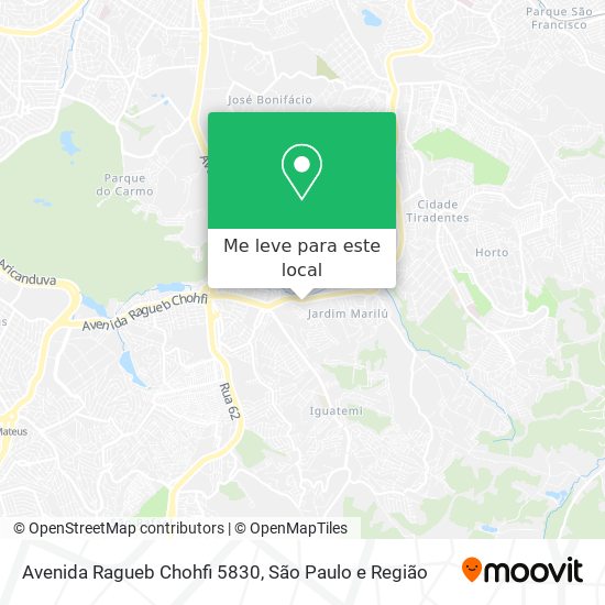 Avenida Ragueb Chohfi 5830 mapa