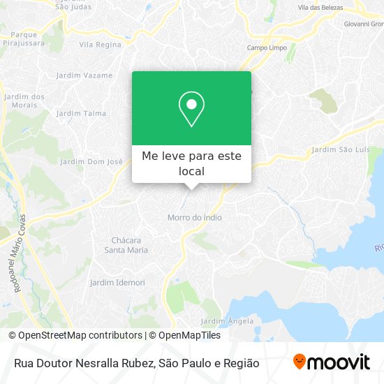 Rua Doutor Nesralla Rubez mapa