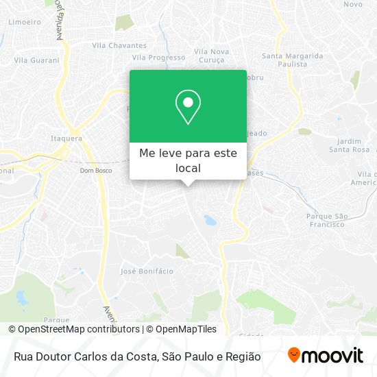 Rua Doutor Carlos da Costa mapa