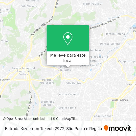 Estrada Kizaemon Takeuti 2972 mapa