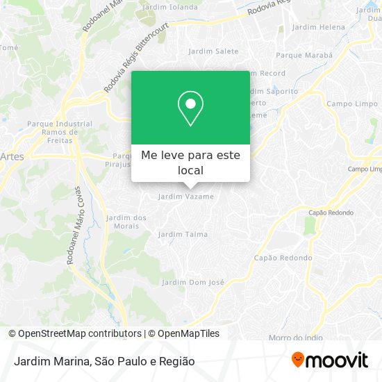 Jardim Marina mapa
