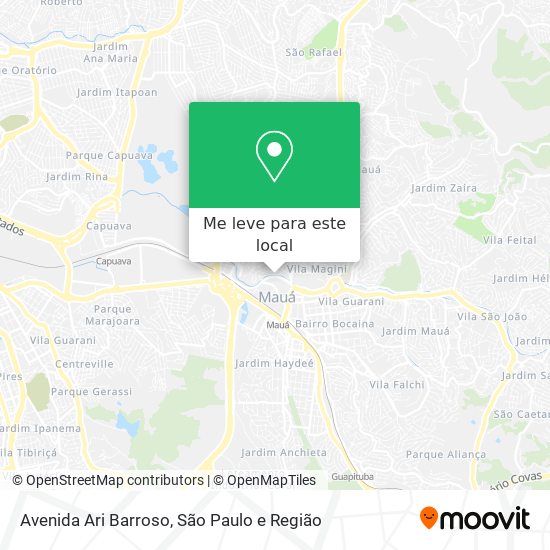 Avenida Ari Barroso mapa