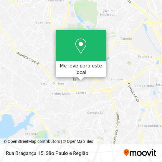 Rua Bragança 15 mapa