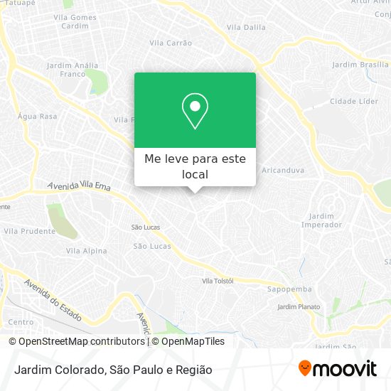 Jardim Colorado mapa