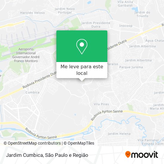 Jardim Cumbica mapa