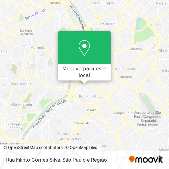 Rua Filinto Gomes Silva mapa