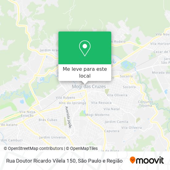 Rua Doutor Ricardo Vilela 150 mapa