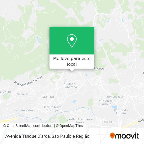 Avenida Tanque D'arca mapa