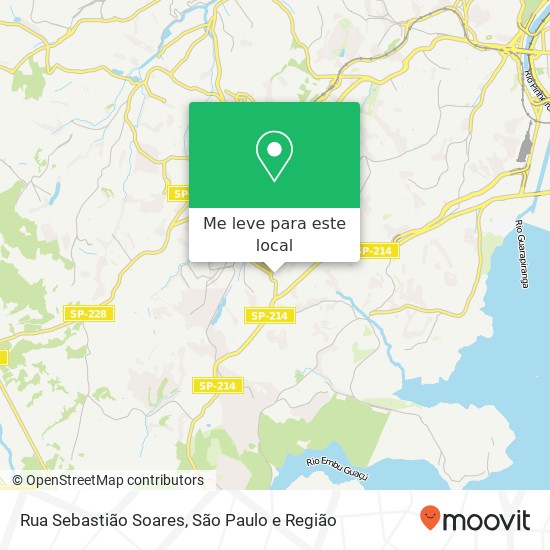 Rua Sebastião Soares mapa