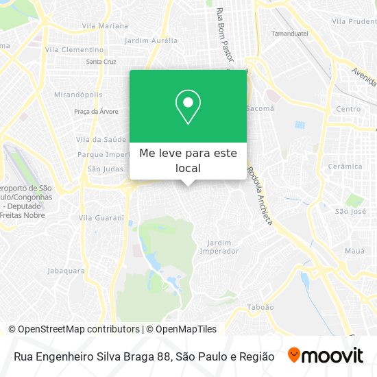 Rua Engenheiro Silva Braga 88 mapa