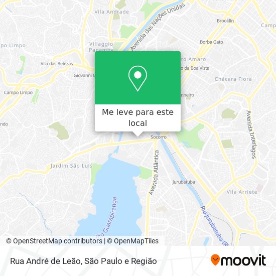 Rua André de Leão mapa