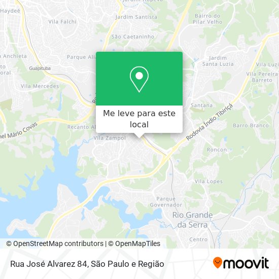 Rua José Alvarez 84 mapa