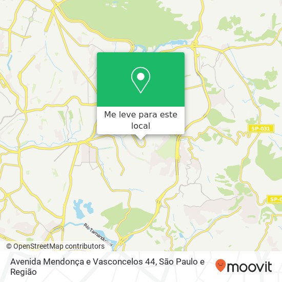 Avenida Mendonça e Vasconcelos 44 mapa