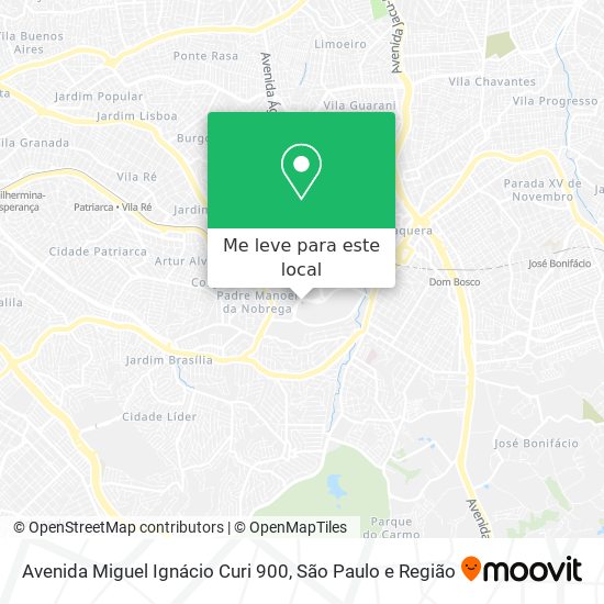 Avenida Miguel Ignácio Curi 900 mapa