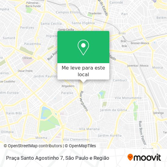 Praça Santo Agostinho 7 mapa