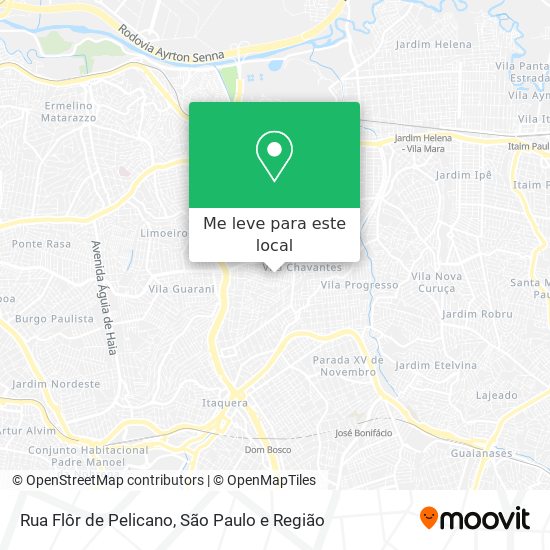 Rua Flôr de Pelicano mapa