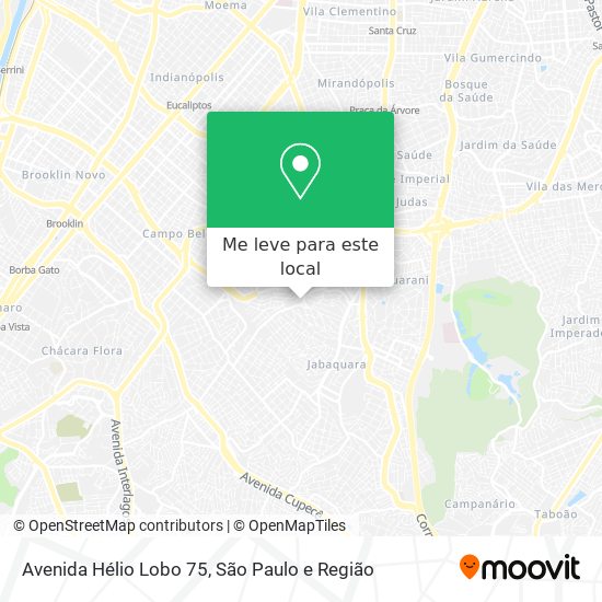 Avenida Hélio Lobo 75 mapa