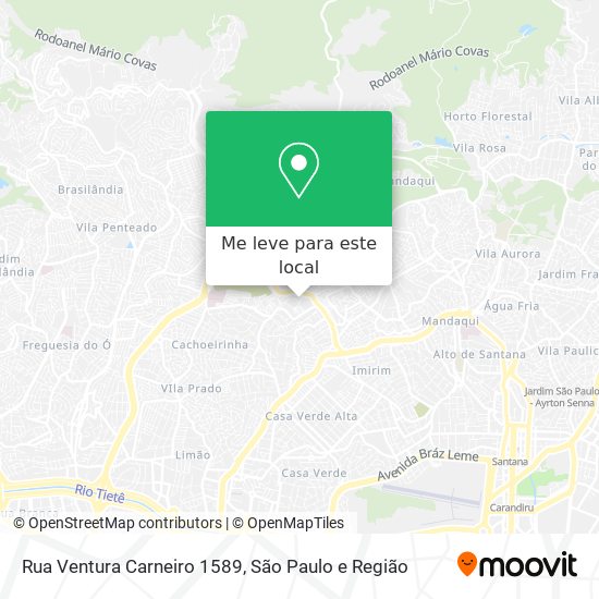 Rua Ventura Carneiro 1589 mapa