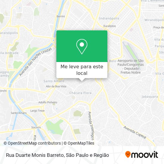 Rua Duarte Monis Barreto mapa