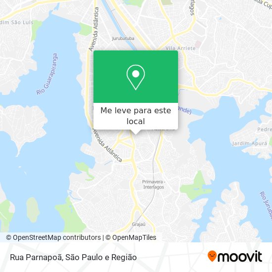 Rua Parnapoã mapa