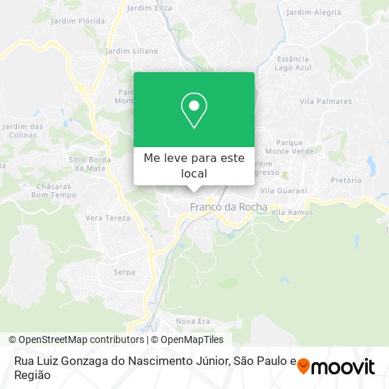 Rua Luiz Gonzaga do Nascimento Júnior mapa