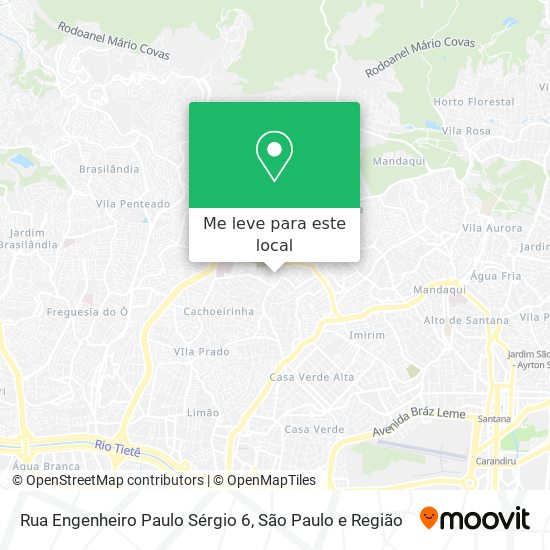 Rua Engenheiro Paulo Sérgio 6 mapa