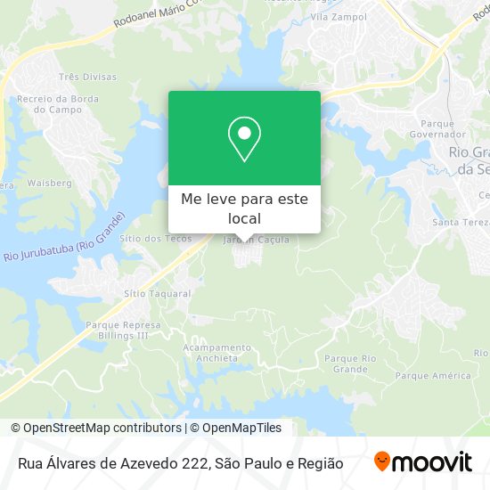 Rua Álvares de Azevedo 222 mapa