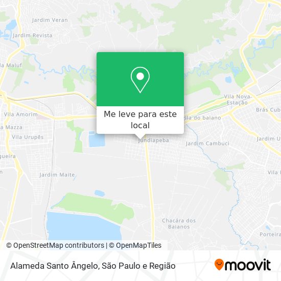Alameda Santo Ângelo mapa